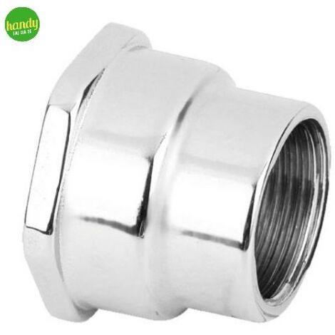 Manicotto ridotto in ottone cromato tiemme femmina 1 femmina 3/4