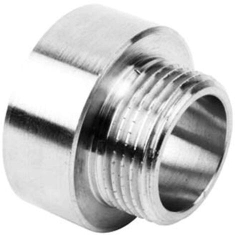 MANICOTTO RIDOTTO MF OTTONE CROMATO 246 GEBO - 1"MX1"1/4F - 5 pezzi