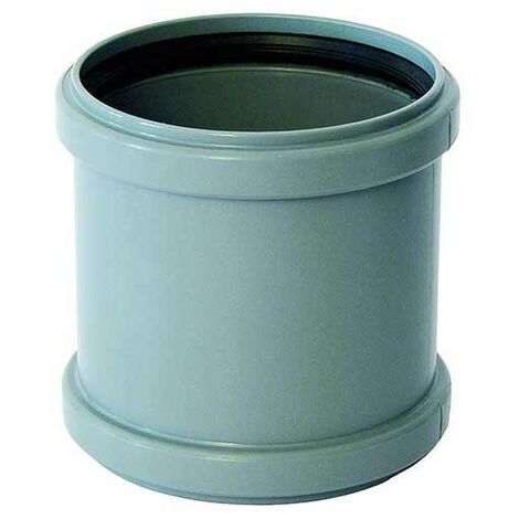 Manicotto senza battente in polipropilene grigio : Diametro - 90