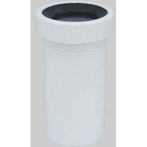 MANICOTTO WC DI PROLUNGAMENTO A INNESTO CON GUARNIZIONE  DM.110 x H.400 - 1 pezzi - Idroweb