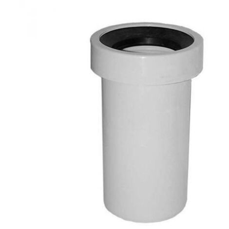 MANICOTTO WC DIRITTO PROLUNGA SCARICO VASO CON GUARNIZIONE DIAM.90X250 MM