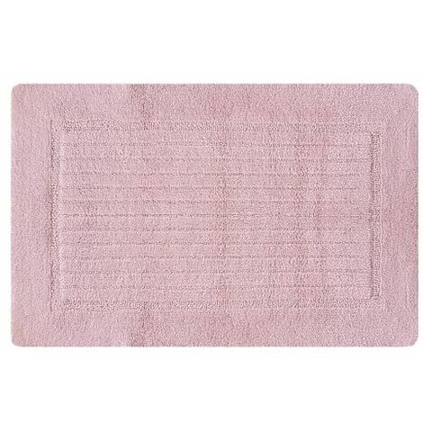 Tappeto bagno rosa