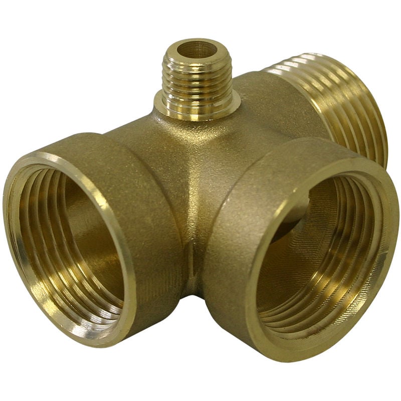 

Manifold de 4 vías de latón DN13AG Manómetro de caldera de diafragma Hauswasserwerk