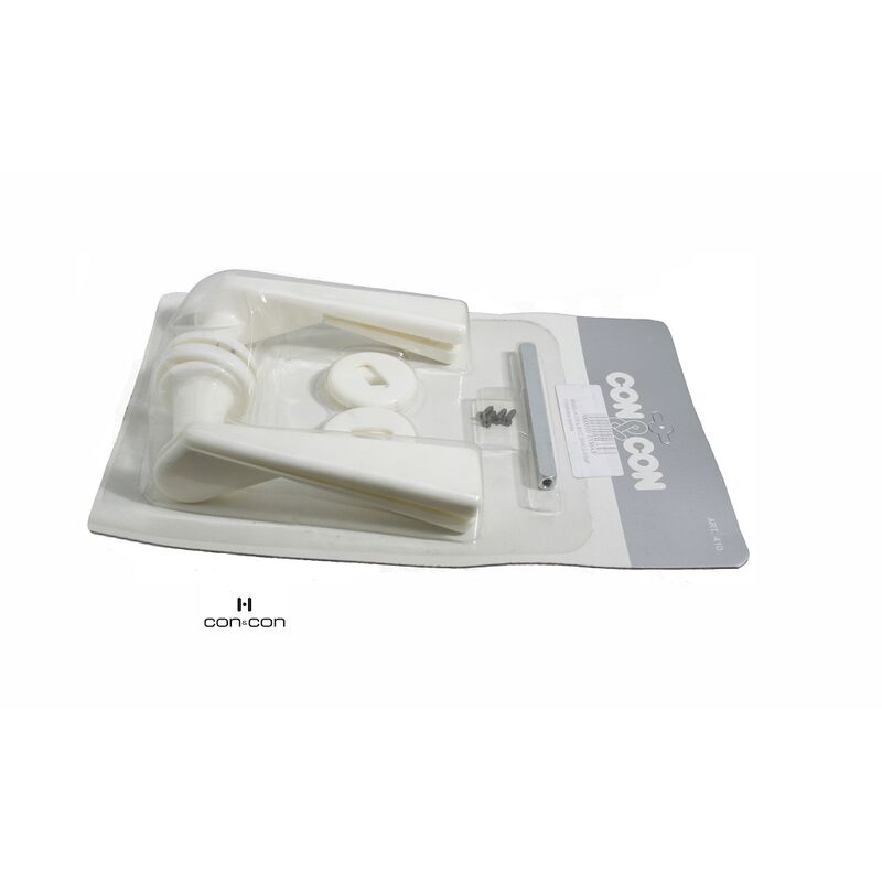 Maniglia 410MP abs rosetta tonda foro chiave