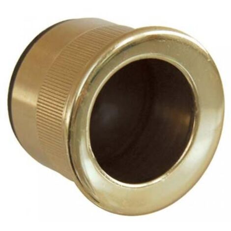 MANIGLIA A DITALE INCASSO TONDA COTTALI - MM 25x12 OTTONE LUCIDO - 5 pezzi