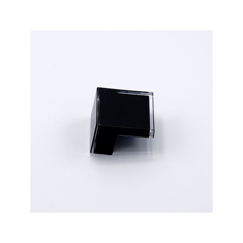 Image of Polideas - Maniglia a elle in stampato nero 45x41x25mm - 603 Soul - Stampato nero