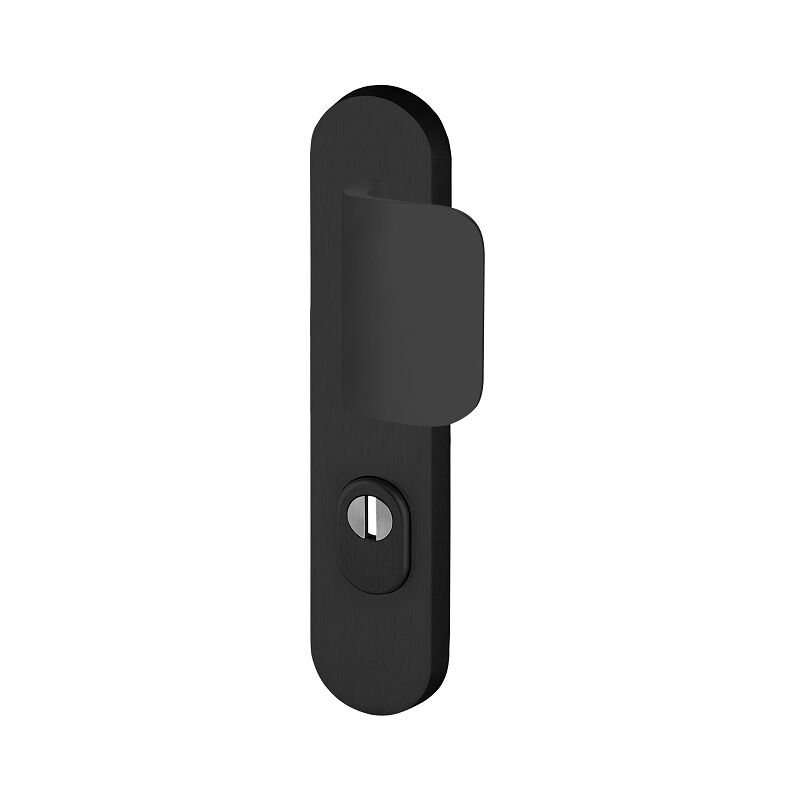 Image of Maniglia a leva Normbau seku 2 / Spoiler - Schermata in alluminio massiccio - Quadro di 7 mm Interasse 70 mm - Nero spazzolato - 3006035000