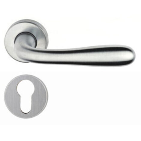 MANIGLIA ALLUMINIO AGNONE C/BOCCHETTA CR SAT- 1,0 pz