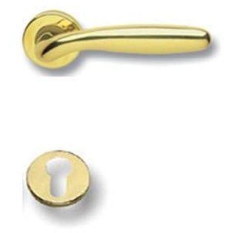 MANIGLIA AMALFI C/ROS.YALE 45 ORO