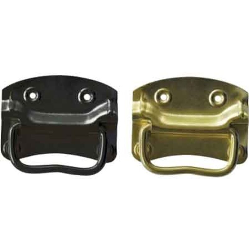 MANIGLIA AMERICANA PER BAULI 9x6,5 cm - Ottonata