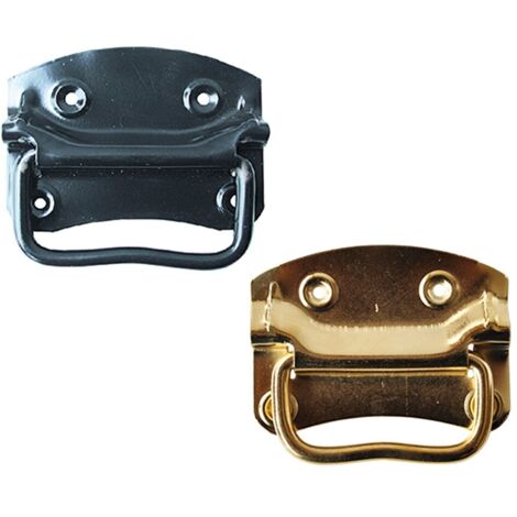 MANIGLIA AMERICANA PER BAULI mm 110 nera