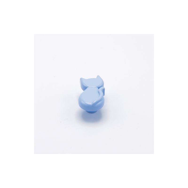 Image of Sicashop - Maniglia Bambini tipo Gattino misure 27 x 56 x 24 cm colore Azzurro