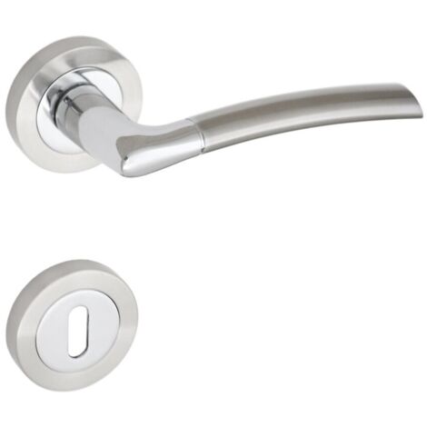 MANIGLIA CARMEN PATENT CROMO LUCIDO / NICHELE SATI