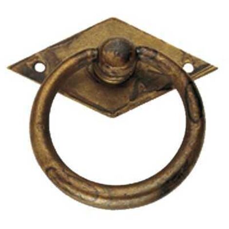 Maniglia Ciondolo Mostrina Ot Antico 50X44 2829 Ms