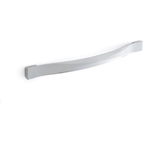 POLIDEAS Maniglia Cucina Curvy Big - Effetto Cromo