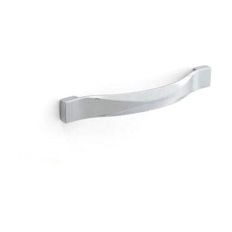 POLIDEAS Maniglia Cucina Curvy Small - Effetto Cromo