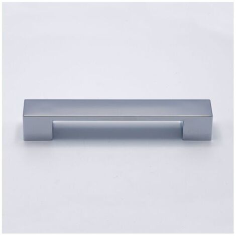 Maniglia da cucina effetto cromato lucido lunga e sottile 165x26x27mm - 304 Cook