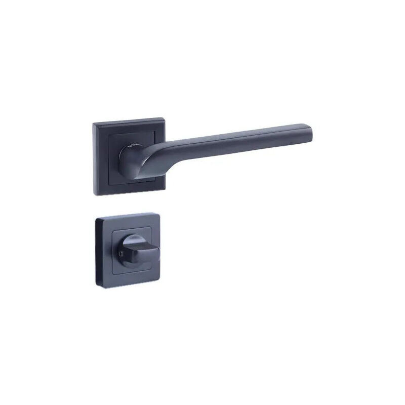 Vachette - Maniglia della porta quadrata 7, nera