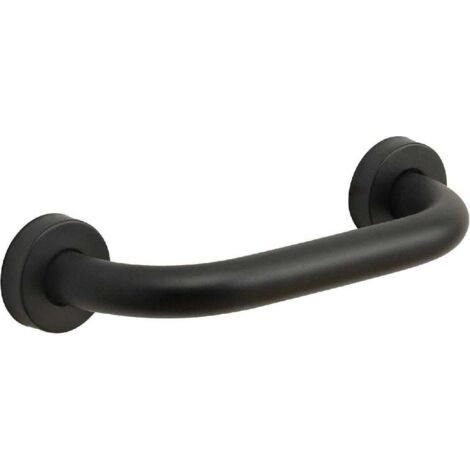 maniglia di sicurezza nera opaca lunga 30 cm
