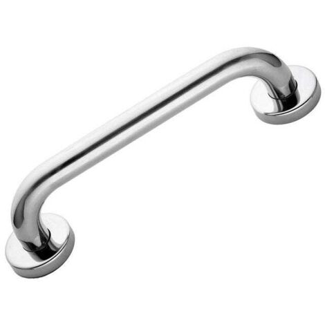 Maniglia di sicurezza per bagno 40 cm finitura cromo lucido acciaio inox