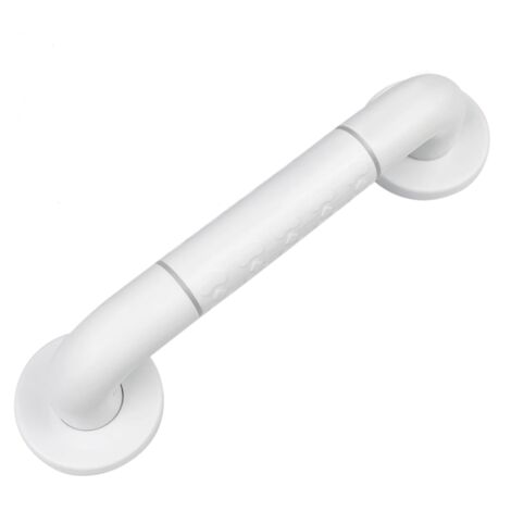 Maniglia di sostegno per WC 30 cm, maniglia per doccia antiscivolo, maniglia di sicurezza bianca per bagno, WC e vasca da bagno