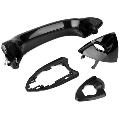 Maniglia esterna per portiera, 51218257737 maniglia per auto ad alta sensibilità, nera lucida e resistente all'usura per X5 E53 2000-2006, ricambio di aggiornamento.