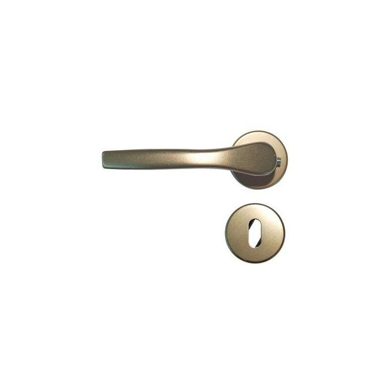 Image of Genérica - maniglia gabry rosetta foro patent alluminio bronzato Q8 cfpz 2 8026105099819 ferramenta generica