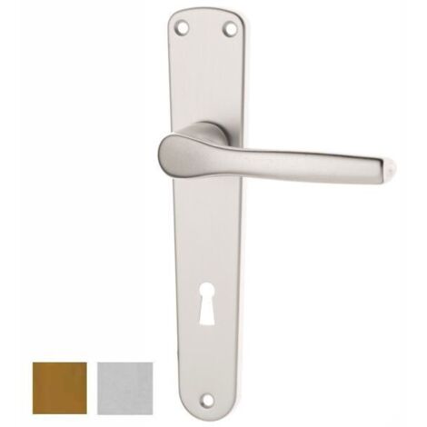 Maniglia Gabry All Arg Placca 8X90