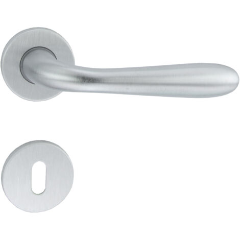 MANIGLIA GOCCIA ART.M82 C/BOCCHETTA CROMO SATINATO- FROSIO BORTOLO- 1,0 pz