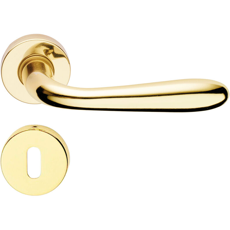 Maniglia 'goccia' cromo satinato Forme 2 cp