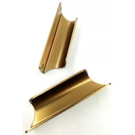 MANIGLIA GPB FISSA 6008 MM 90X23X26 BRONZATA