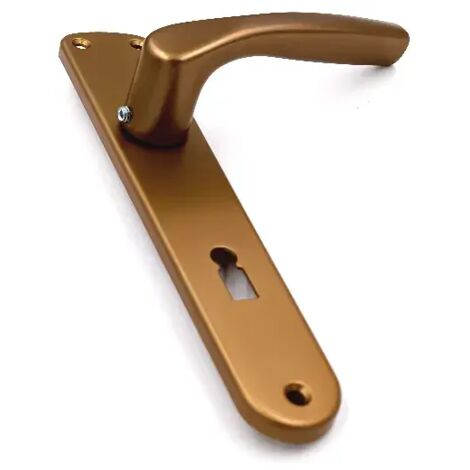 MANIGLIA GPB GABRY PLACCA 8X70 ALLUMINIO BRONZO