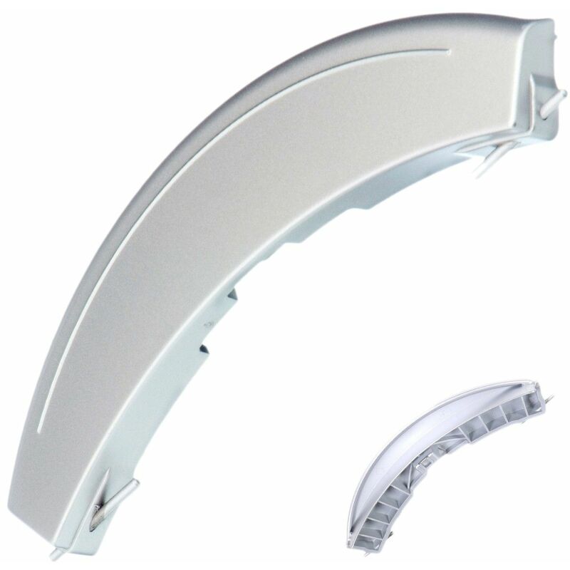 Maniglia grigia per porta in metallo con perni originale - Lavatrice - BOSCH - 2944803662894650111