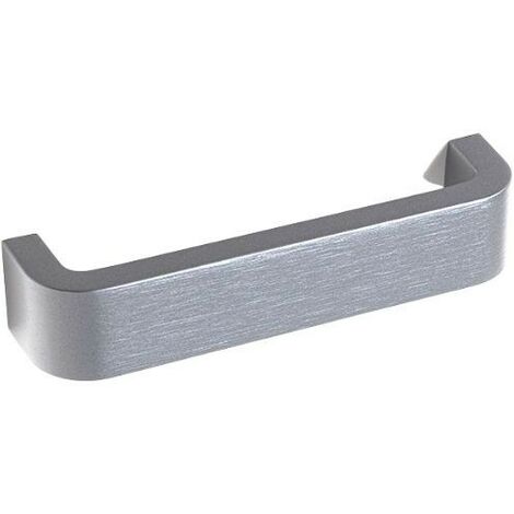 Maniglia in metallo alluminio per mobile Zama 12404A250 Interasse 128mm, 138mm, 32mm