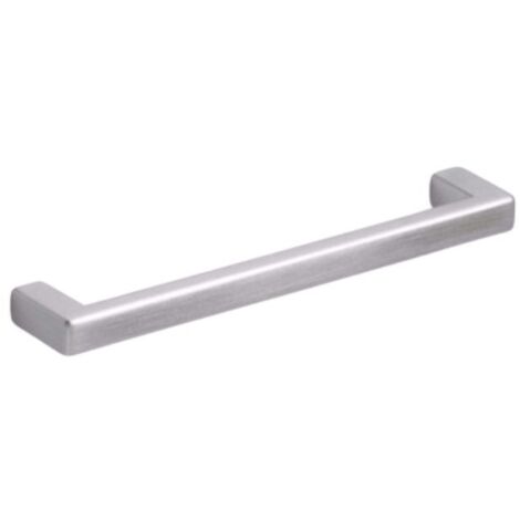 Maniglia in metallo alluminio per mobile Zama 12548A25 Interasse 128 mm, 138 mm, 10 mm, 25 mm