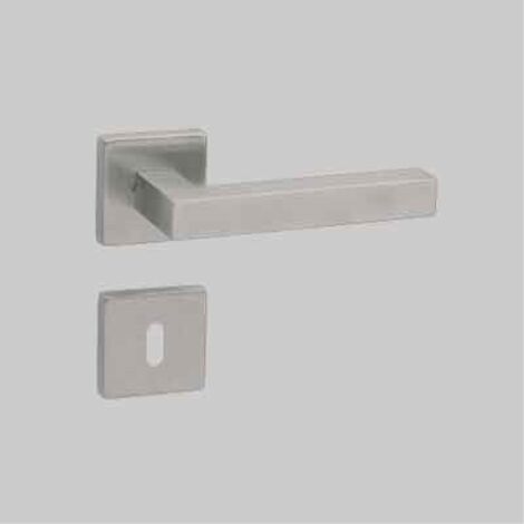 Maniglia inox 'austria' con rosetta e bocchetta col. inox satinato FIMET MANIGLIE