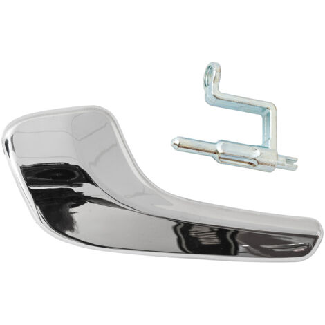 Maniglia interna porta sinistra Opel Corsa D 06-14 CROMATA + perno maniglia interna porta 2 pezzi SET