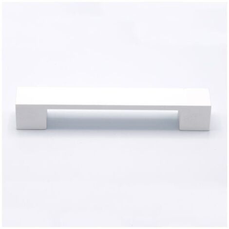 Maniglia laccata bianca lunga e sottile da cucina 165x26x27mm - 304 Cook