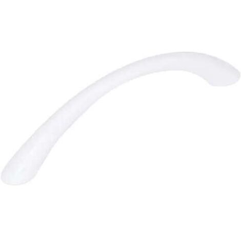 Maniglia Laccata Bianco Asse Mm.128