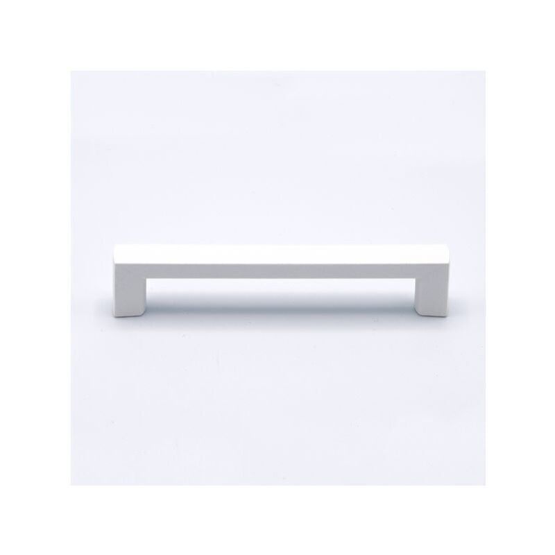 Maniglia lunga laccata bianca 128x14x25mm - 044 Geometric