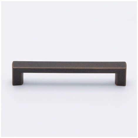 Maniglia lunga effetto rame 128x14x25mm - 044 Geometric