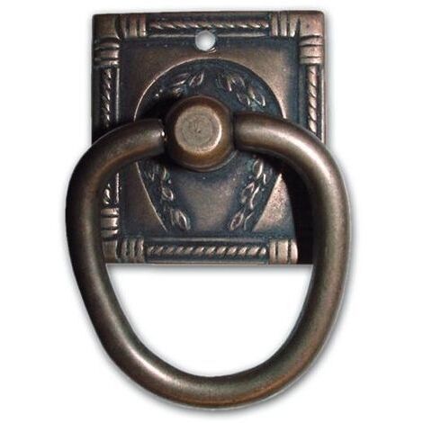 Maniglia Maniglietta METAL STYLE Florence Ciondolo Mobili Antichi 33x55 mm