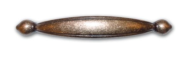 Image of Metal-style - Maniglia Maniglietta per Mobili Florence 15114Z Metal Style Handles 140x18 mm