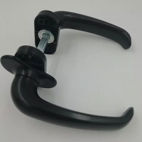 MANIGLIA MEDAL MOD.GIOIA 898 CON MOLLA NERO R3