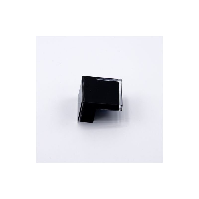 Image of Maniglia nera per Cucina Square Soul larghezza 45 x altezza 41 mm in Pvc
