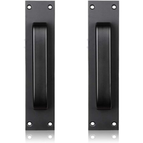 Maniglia nera per porta scorrevole per cucina/mobili/armadi/guardaroba/maniglia per cassetti per porte scorrevoli tipo fienile