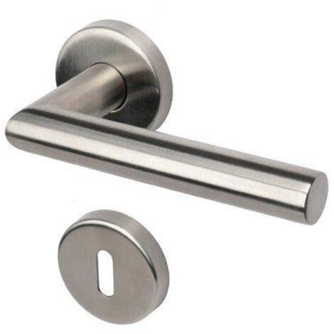 MANIGLIA NOVANTA ROSETTA FORO PATENT COTTALI - ACCIAIO INOX SATINATO CF=PZ 2 - 1 confezione
