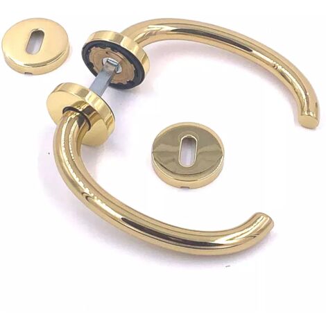 MANIGLIA OLIVARI EDISON RB8 OTTONE LUCIDO