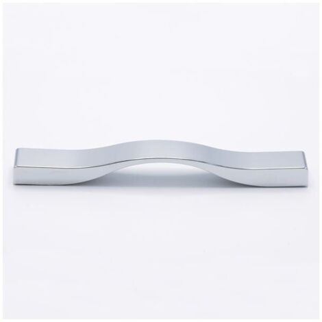 Maniglia ondulata effetto cromato lucido 200x22x26mm - 329 Bow