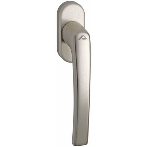 Maniglia originale Roto per finestre Roto Line, avvitata a scomparsa, 7 x 35 mm, alluminio anodizzato champagne, alpacca